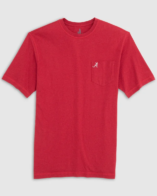 Johnnie-O Tyler Crewneck "Script A" T-Shirt (6 Colors) Organic