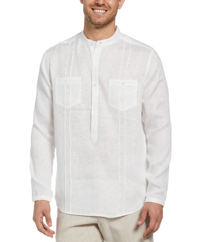 Two-Pocket Pintuck Popover Shirt Dynamic Men's Moto