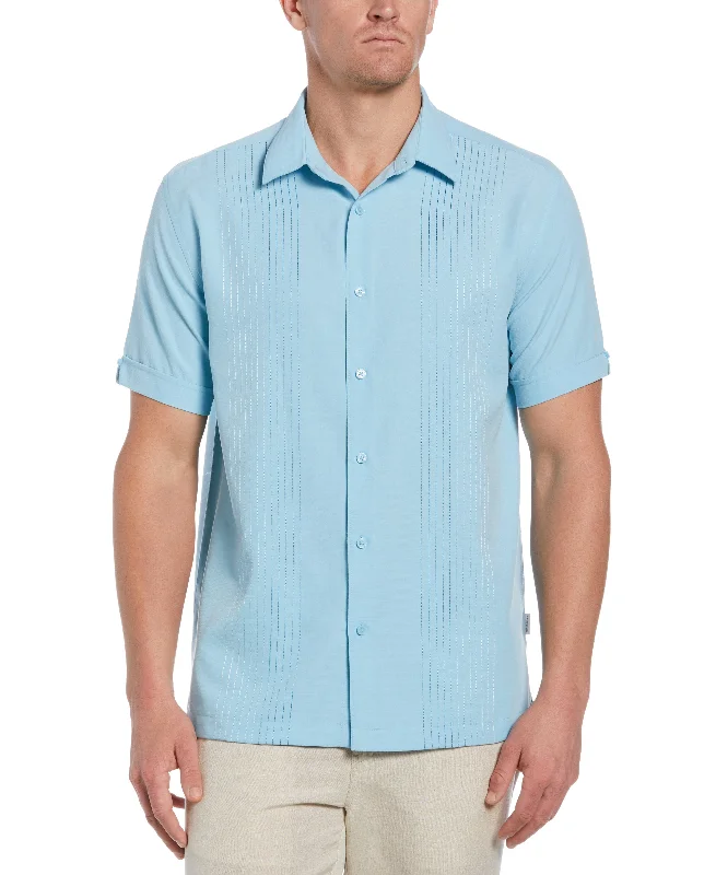 Ombre Embroidered Panel Shirt Lumberjack