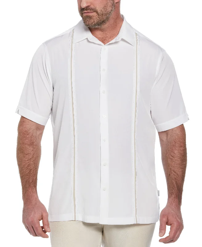Big & Tall Panel Shirt - Contrast Stitching Vintage Men's 1970S Disco