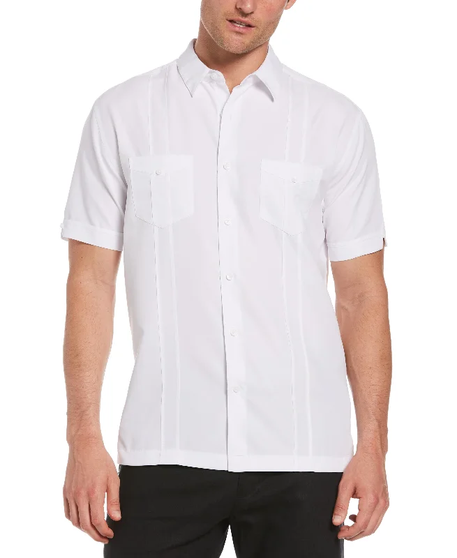 Two-Pocket Double Pintuck Shirt Preppy Men's College