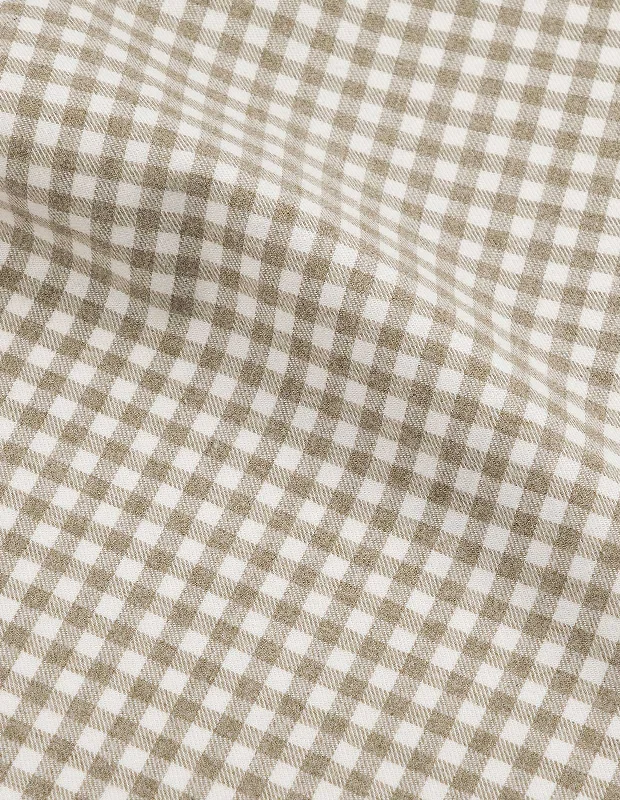 Gingham Flannel - Dusty Sage Youthful Men's Pop