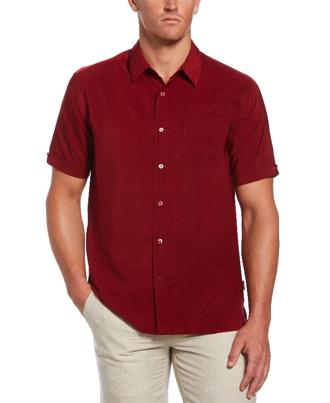 Textured One Pocket Shirt Sophisticated Men's French