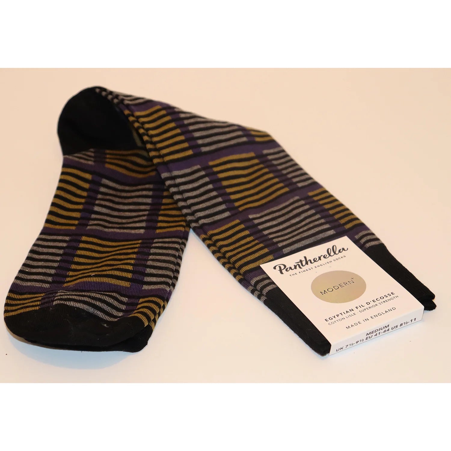 Pantherella Socks (Linden Black) Dapper Men's Bow