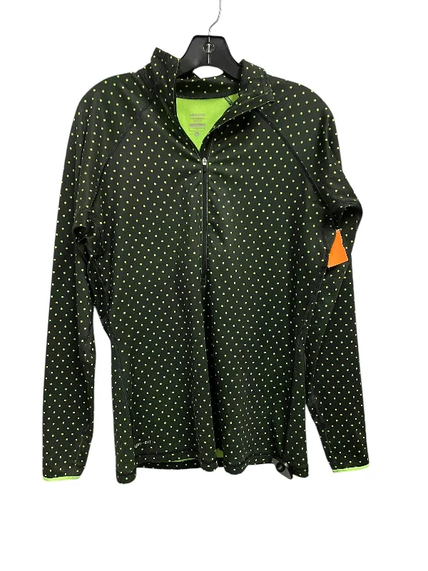 Athletic Jacket By Nike Apparel In Green, Size: L Hip Men's Retro