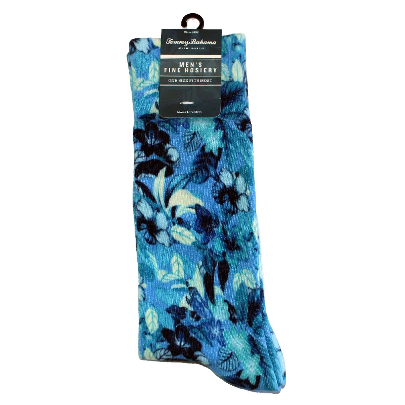 Tommy Bahama Isles Of Blue Socks - Mountain Blue Bell Dynamic Men's Moto
