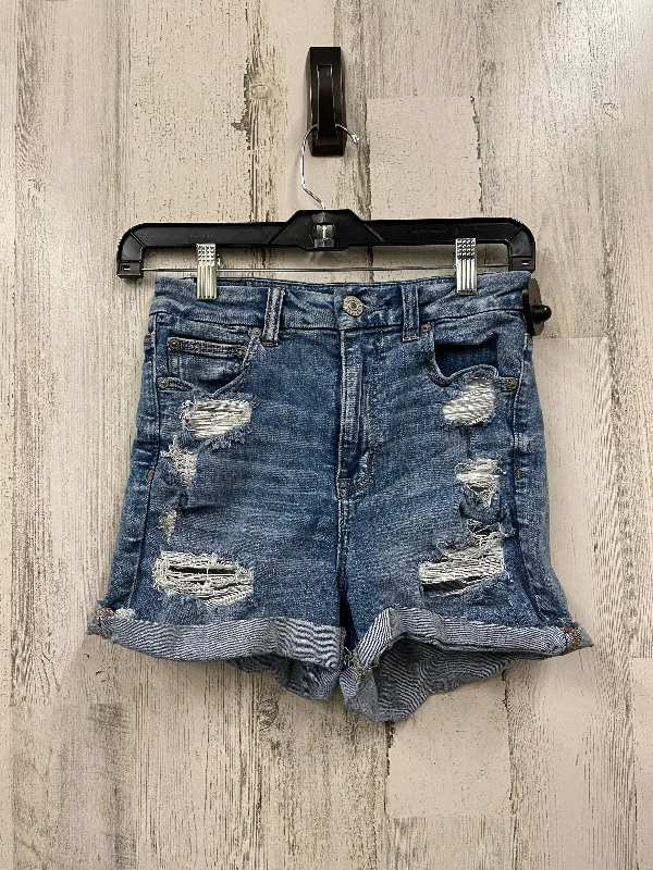 Shorts By American Eagle In Blue Denim, Size: 4 Rugged Men's Outdoor 