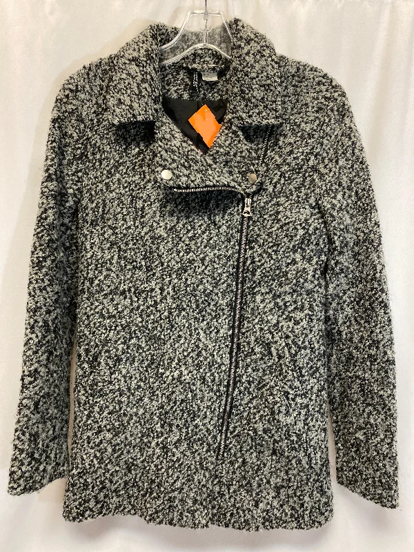 Coat Peacoat By Divided In Grey, Size: S Unique Men's Upcycled