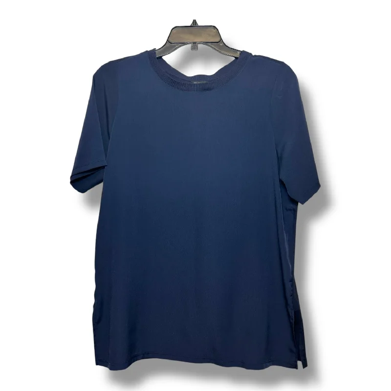Top Short Sleeve By Ann Taylor In Navy, Size: M Unique Men's Patch