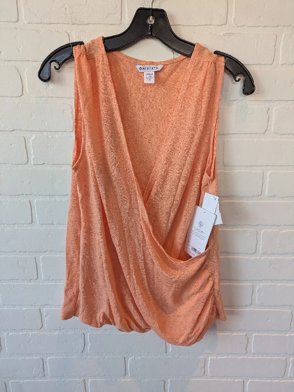 Orange Athletic Tank Top Athleta, Size M Lumberjack