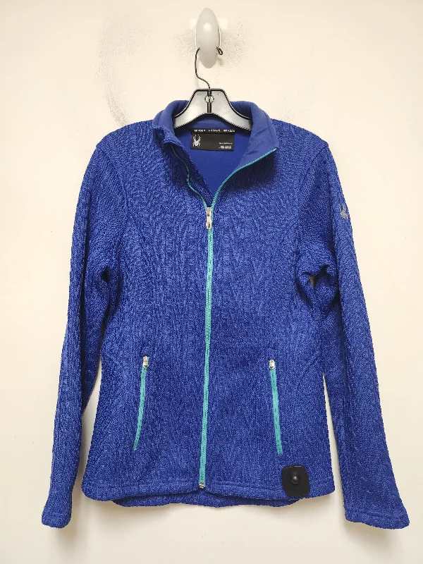 Athletic Jacket By Spyder In Blue, Size: M Confident Men's High
