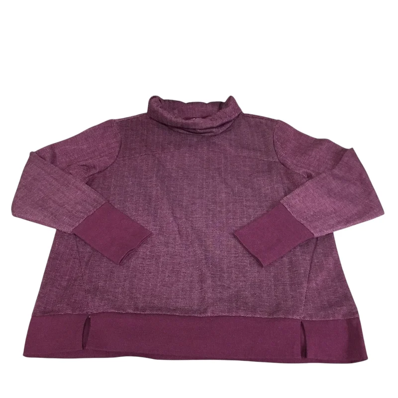 Athletic Top Long Sleeve Crewneck By Avia In Purple, Size: 2x Lumberjack