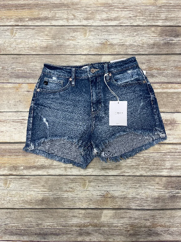 Shorts By Kancan In Blue Denim, Size: 6 (7/27) Dynamic Men's Moto