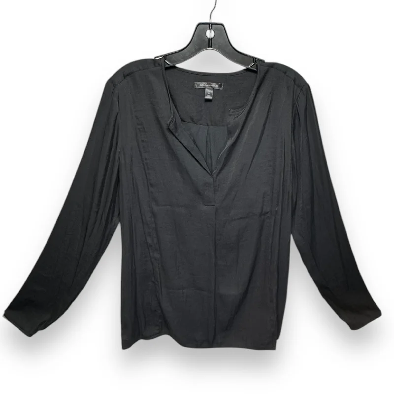 Top Long Sleeve By Banana Republic In Black, Size: L Casual Men's Loose