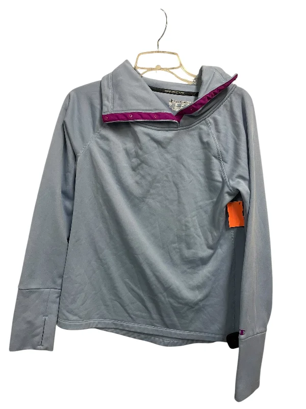 Athletic Jacket By Champion In Blue, Size: S Laid
