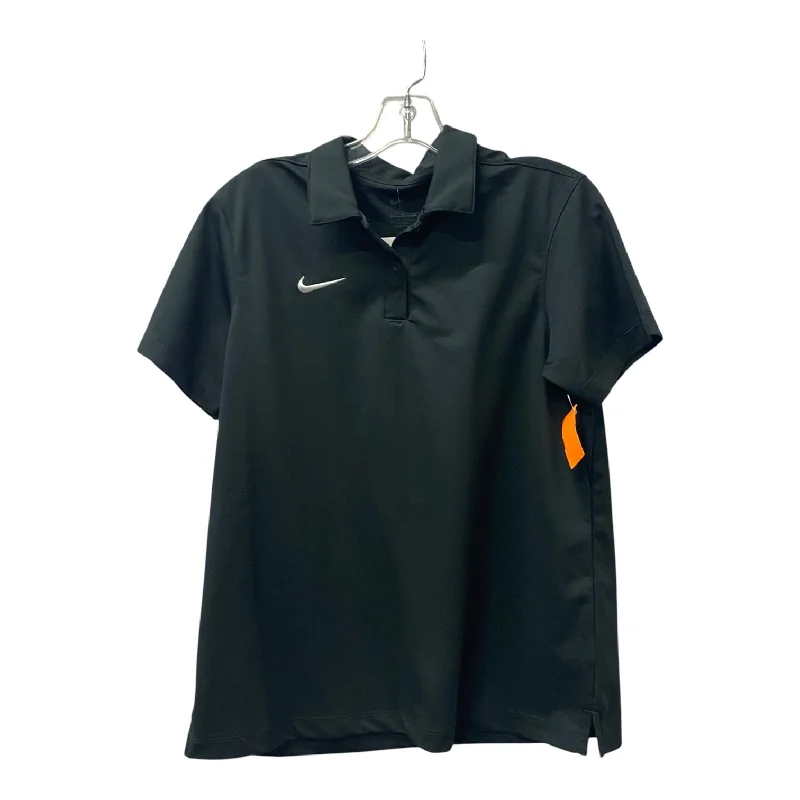 Athletic Top Ss By Nike In Black, Size:M Rugged Men's Outdoor 