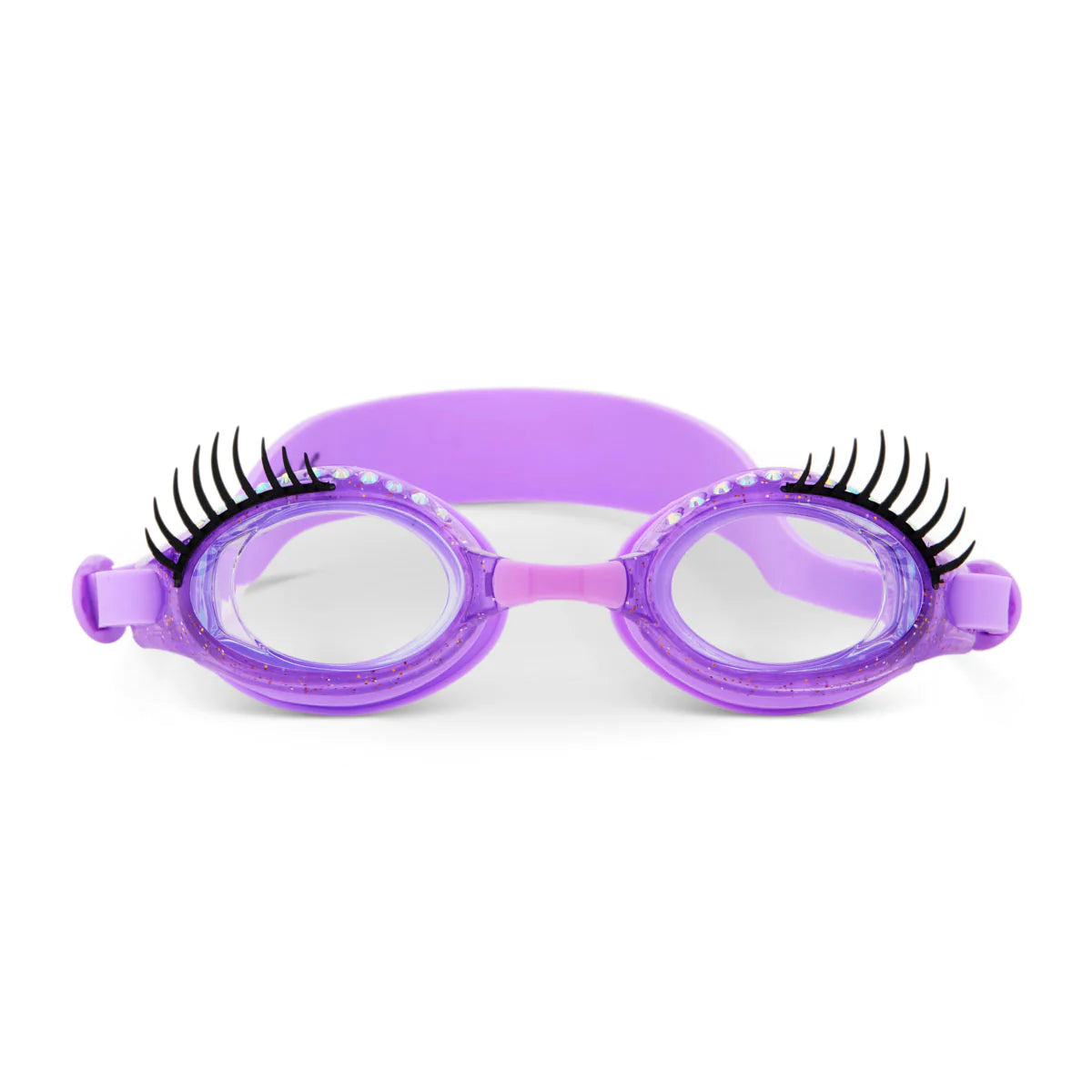 Purple Nail Polish Splash Lash Swim Goggles Minimalist Men's Casual 
