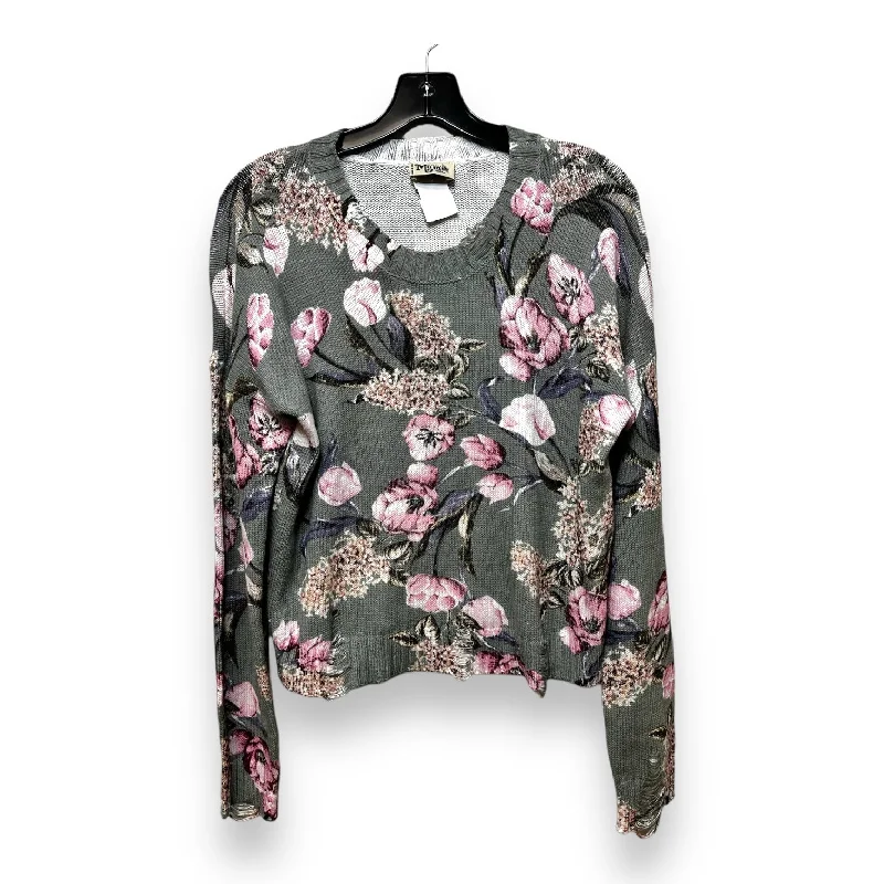 Sweater By Mumu In Floral Print, Size: S Refined Men's Hand