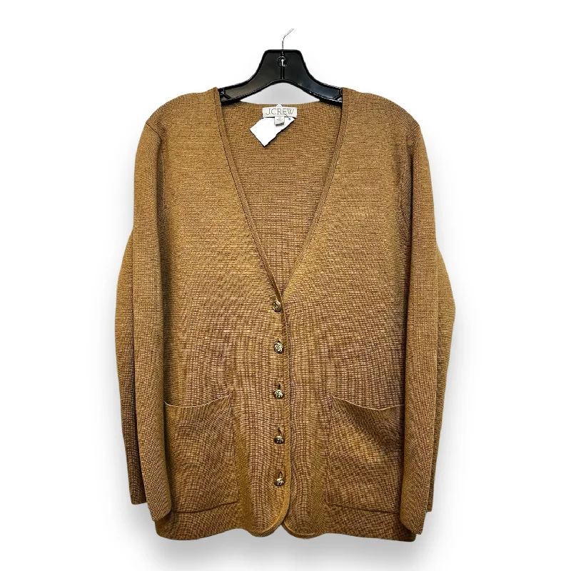 Cardigan By J. Crew In Tan, Size: Xs Polished Men's Satin