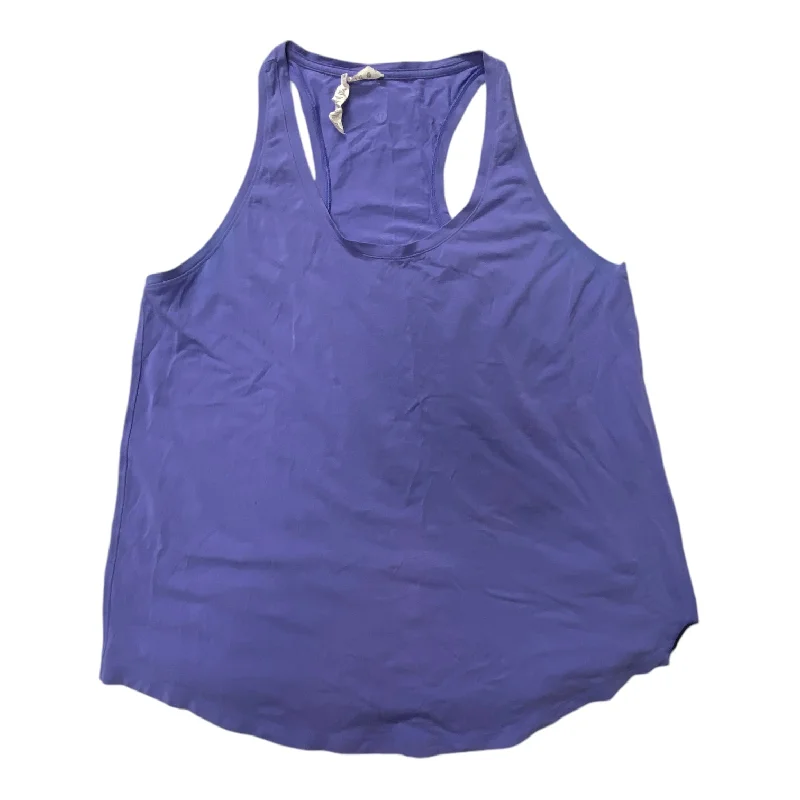 Athletic Tank Top By Lululemon In Purple, Size: 12 Minimalist Men's Casual 