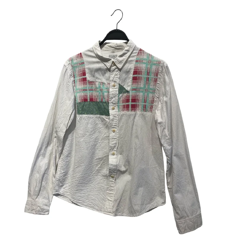 visvim/LS Shirt/3/Cotton/WHT/Plaid/granger shirt Sleek Men's Contemporary 