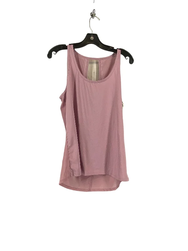 Purple Athletic Tank Top Fabletics, Size L Monochromatic Office Style