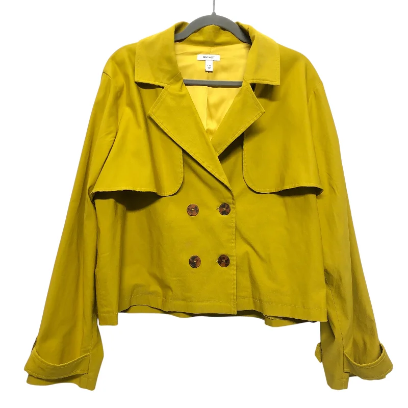 Jacket Other By Nine West In Yellow, Size:Xxl Monochromatic Office Style