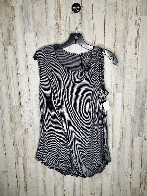 Striped Pattern Athletic Tank Top Athleta, Size M Refined Men's Velvet