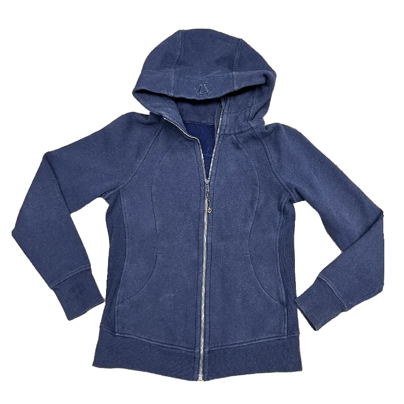 Athletic Jacket By Lululemon In Blue, Size: M Masculine Men's 