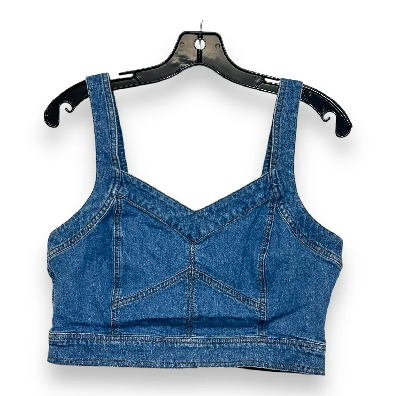 Tank Top By Madewell In Blue Denim, Size: 6 Practical Men's Multi