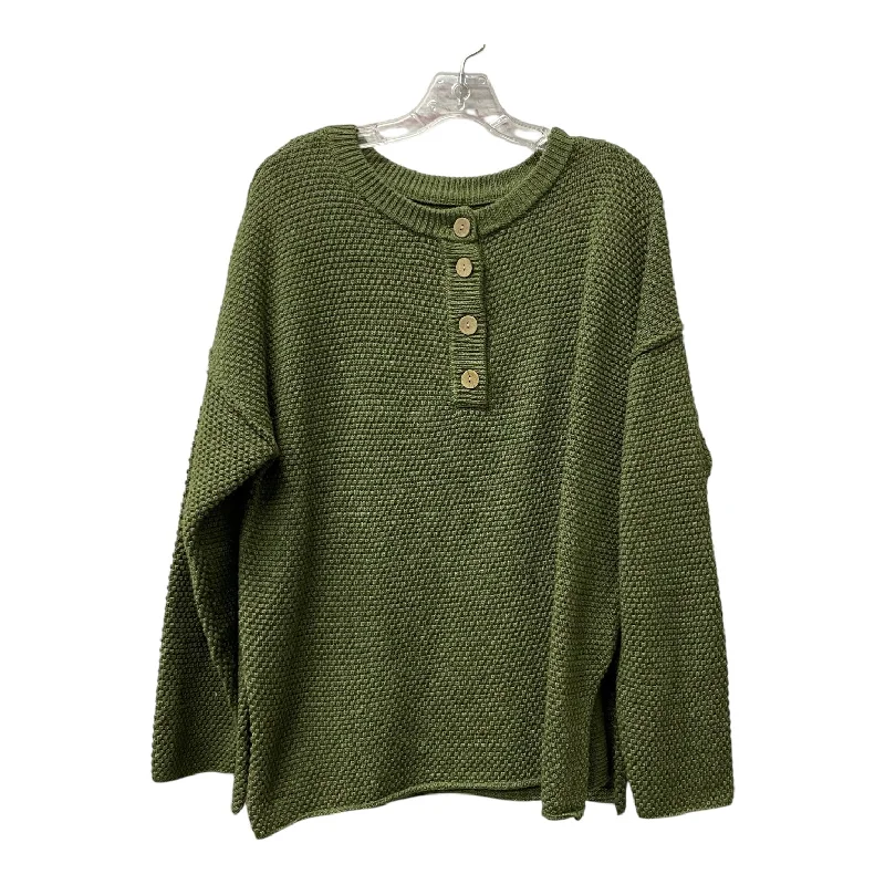 Sweater By Cme In Green, Size:1X Classic Men's Pin