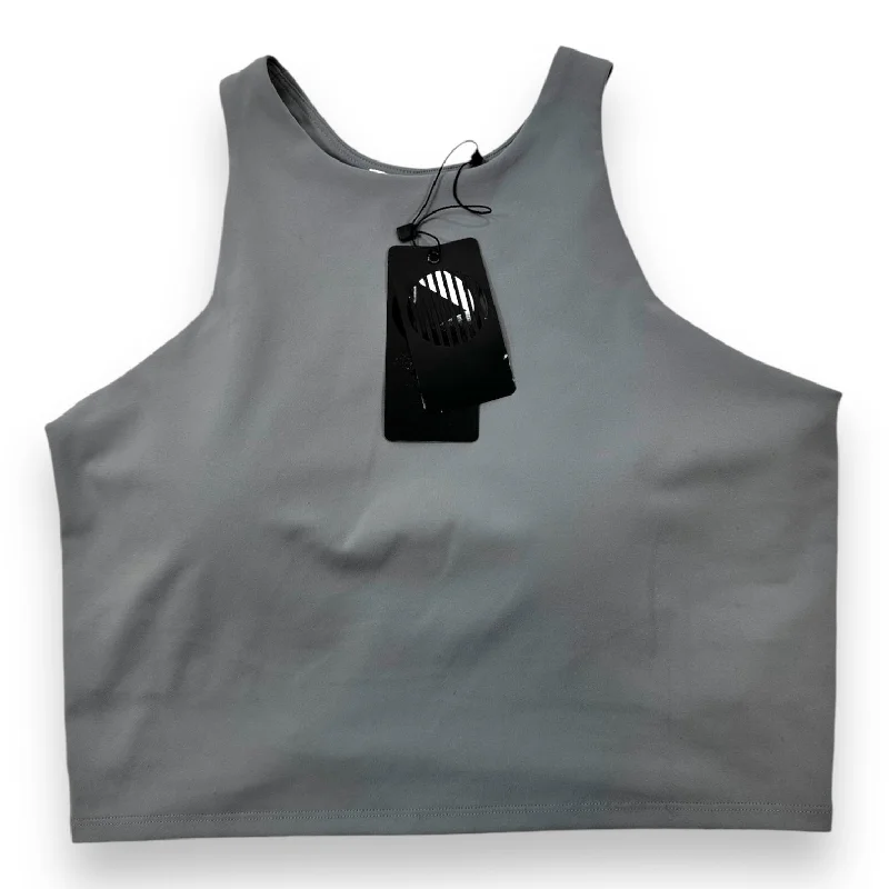 Athletic Bra By Clothes Mentor In Grey, Size: L Elegant Men's Cashmere