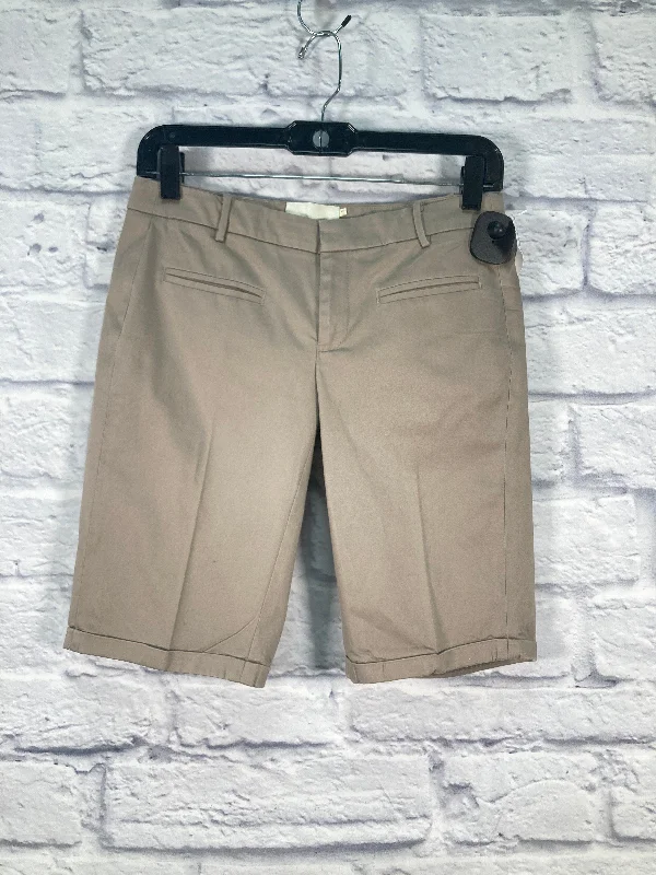 Shorts By Elevenses In Tan, Size: 0 Trendy Men's Scandinavian