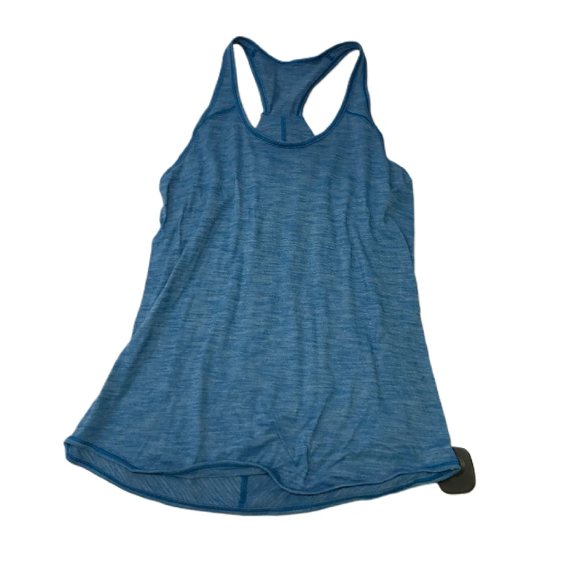 Blue  Athletic Tank Top By Lululemon  Size: S Trendy Men's Oversized