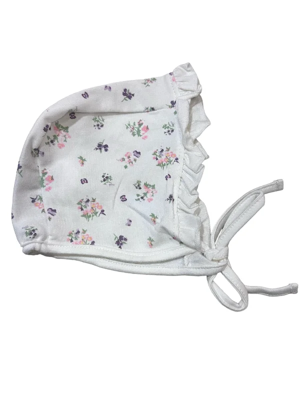 Floral Ruffle Beanie Sleek Men's Metallic