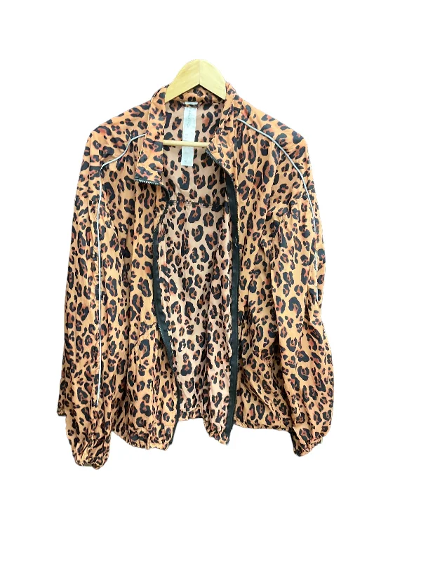 Animal Print Athletic Jacket Fabletics, Size 4x Masculine Men's 