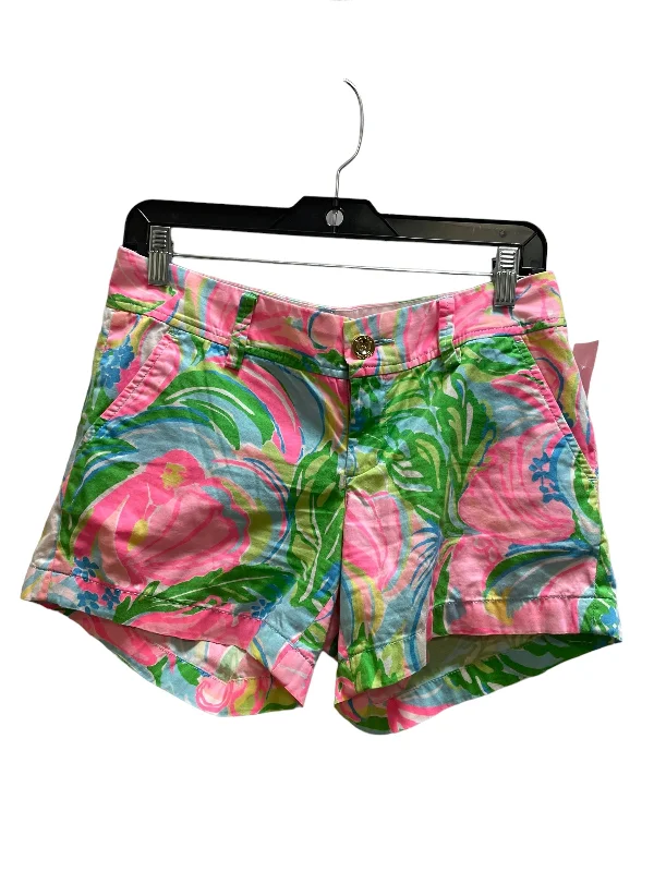Shorts By Lilly Pulitzer In Green & Pink, Size: 2 Practical Men's Quick