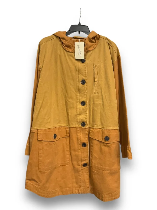 Coat Other By Universal Thread In Orange, Size: Xxl Modern Men's Geometric