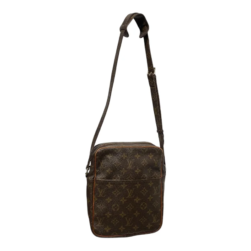 LOUIS VUITTON/Cross Body Bag/OS/Monogram/Leather/BRW/Vintage Travel Monochromatic All