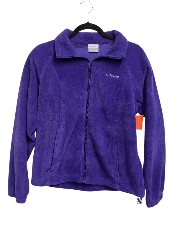 Athletic Jacket By Columbia In Purple, Size: M Elegant Men's Cashmere