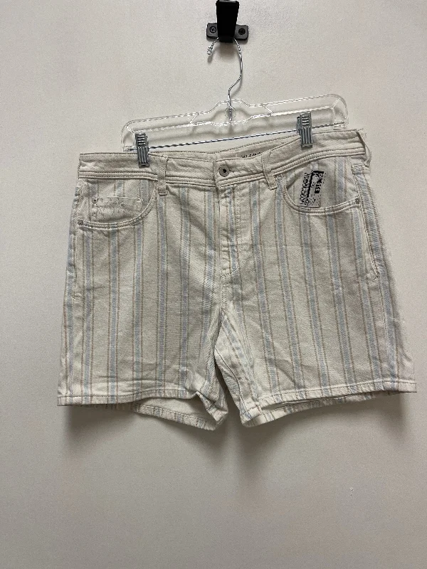 Shorts By Pilcro In Blue & Cream, Size: 14 Polished Men's Silk