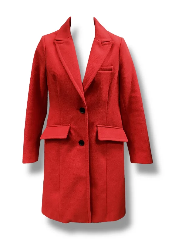 Coat Peacoat By Bcbgmaxazria In Red, Size: Xs Business