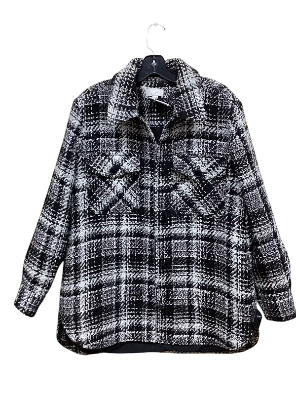 Coat Other By Loft In Plaid Pattern, Size: M Earthy Men's Hemp