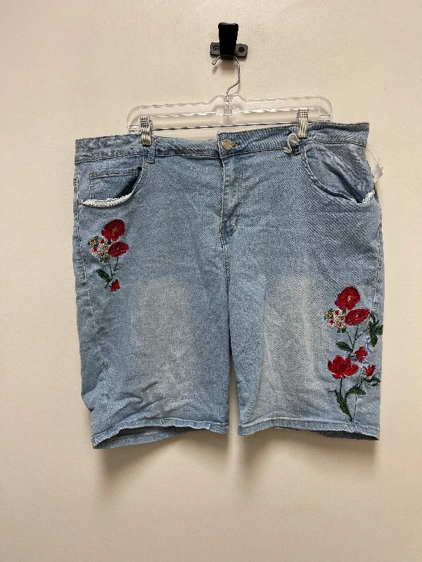 Shorts By Clothes Mentor In Blue Denim, Size: 24 Masculine Men's Thick