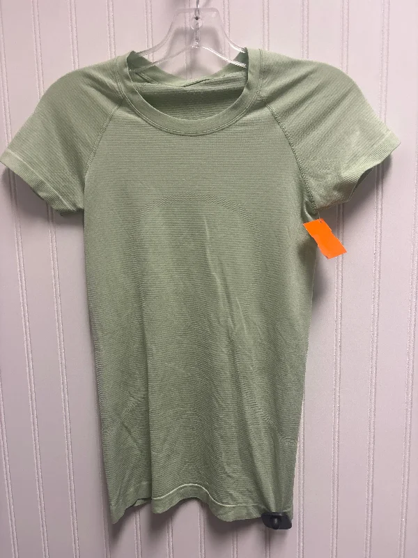 Athletic Top Short Sleeve By Lululemon In Green, Size: Xs Earthy Men's Sustainable 