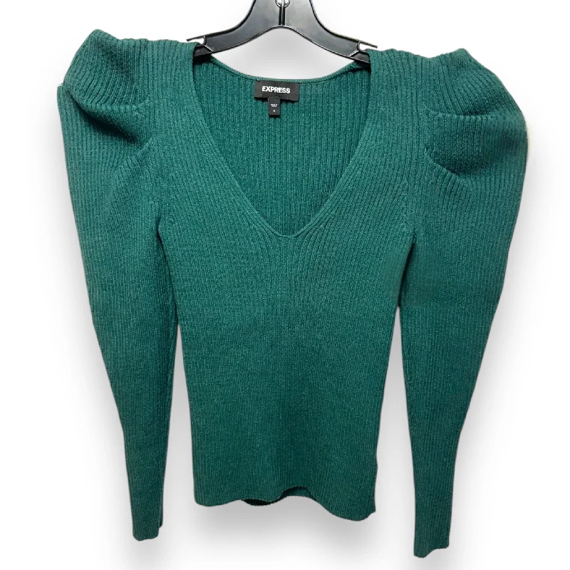 Sweater By Express In Green, Size: M Refined Men's Velvet