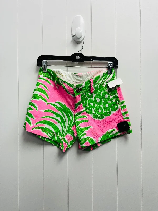 Shorts By Lilly Pulitzer In Green & Pink, Size: 0 Dapper Men's Bow