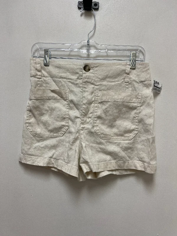 Shorts By Maeve In Cream, Size: 6 Unique Men's Upcycled