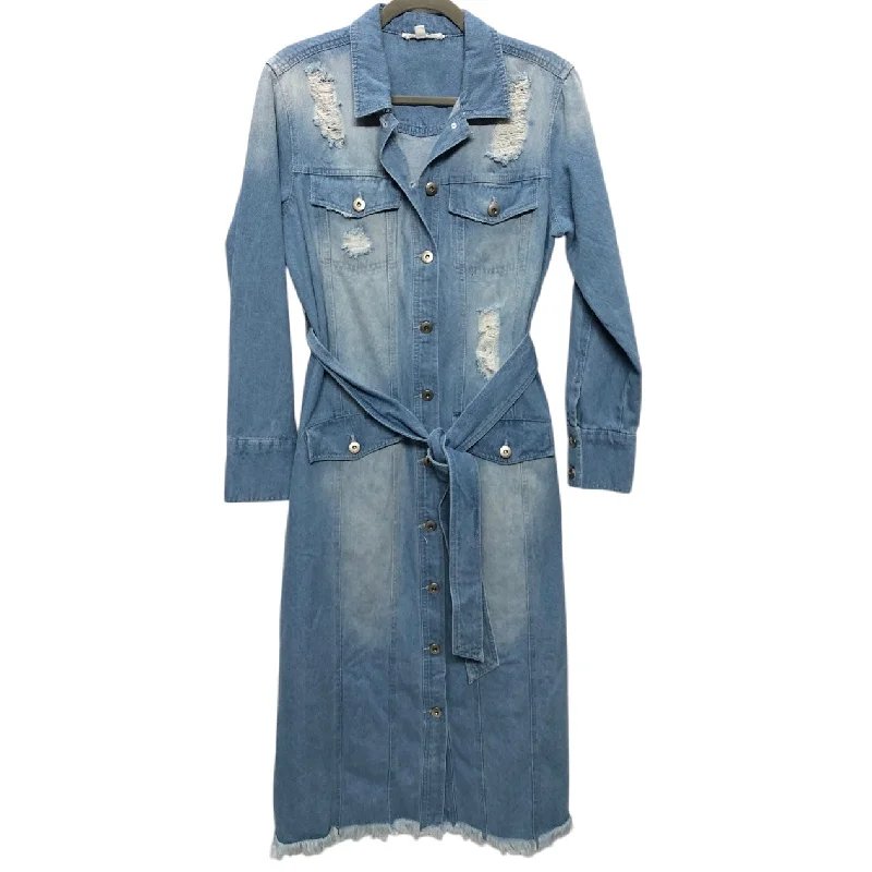 Coat Other By Indigo Thread In Blue Denim, Size:M Lumberjack