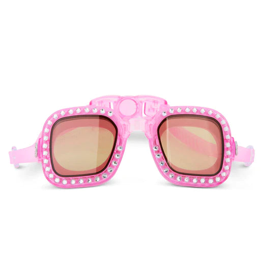 Pizzaz Pink Swim Goggles Gym